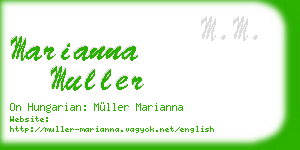 marianna muller business card